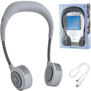 【グレイ】ダブルファンハンズフリーヨガシロッコ（宅配料込）00