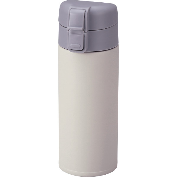 モルン　軽量ワンタッチステンレスボトル（３５０mL）　クールグレイ