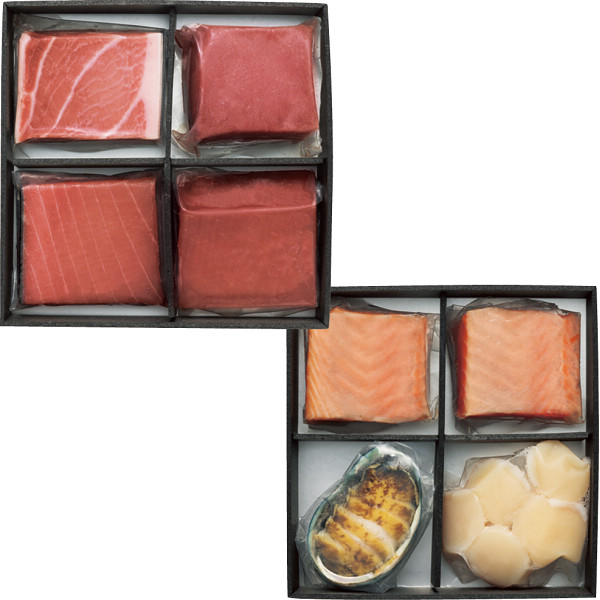 雫監修　天然マグロのお刺身セット　二段重