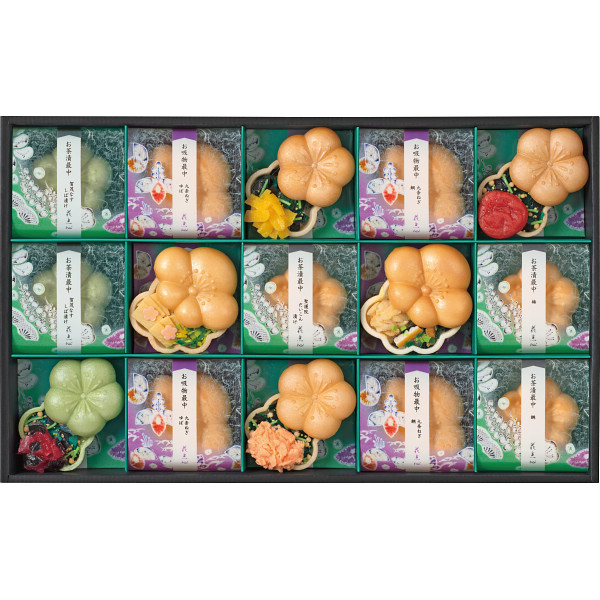 辻が花　お茶漬・お吸物最中詰合せ