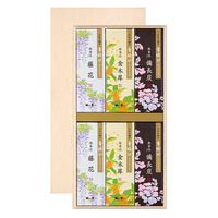 日本香堂　香結び　進物用木箱サック６入（包装済）