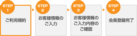 会員登録(ご利用規約)