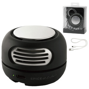 【モスブラック】ポケットファン（宅配料込）00