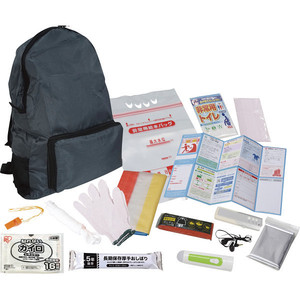 非常持出しリュックセット１５点