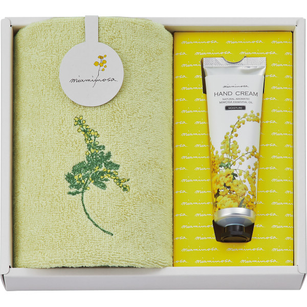 ミアミモザ　今治ハンドタオル＆ハンドクリーム　クリーム
