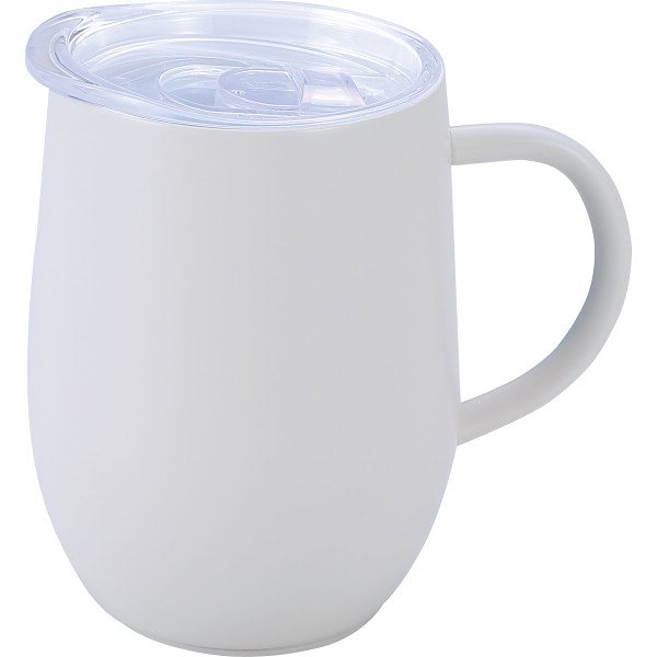 モルン　セラミック加工ステンレスマグ　滑り止め付　バニラ