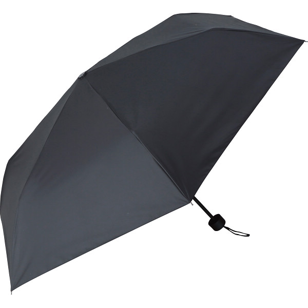 ジミージー　晴雨兼用ＵＶ加工　折りたたみ傘（５５cm）　ブラック１