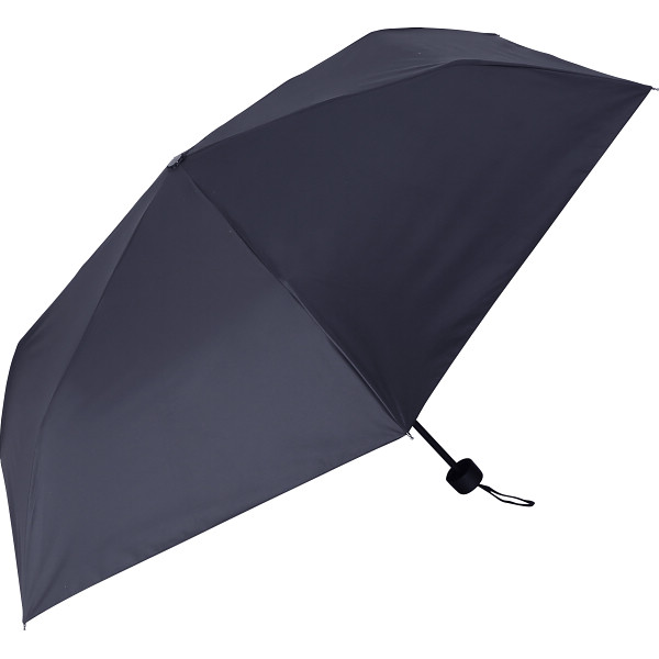 ジミージー　晴雨兼用ＵＶ加工　折りたたみ傘（５５cm）　ブラック２