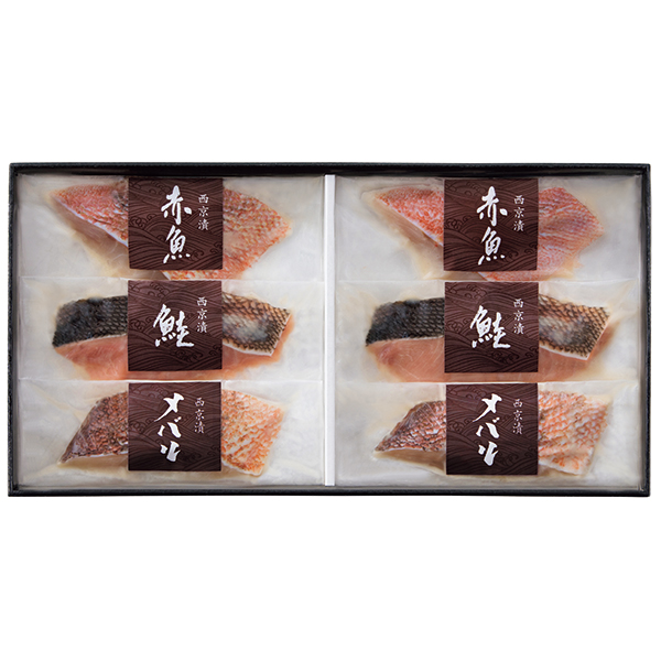竹八　西京漬詰合せ（６切・骨取り切身使用）