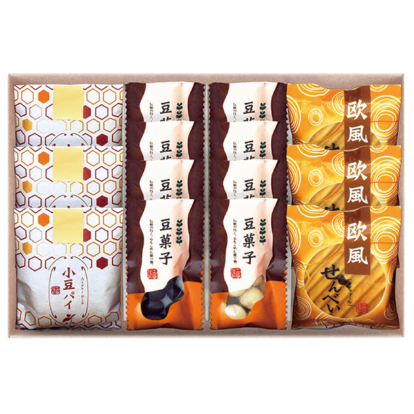 小豆パイ・欧風せんべい和菓子詰合せ〈ＤＷ-３０Ｒ〉