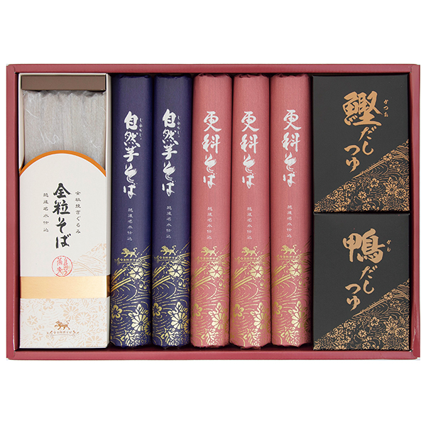 自然芋そば　そば・つゆ詰合せ〈ＫＪ３０Ｓ〉
