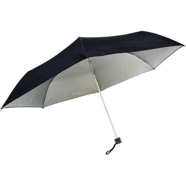 ＵＶ晴雨兼用　大寸耐風式軽量ミニ傘　ブラック