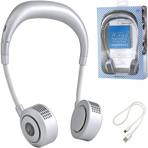 【メタリックシルバー】ダブルファンハンズフリーヨガシロッコ（宅配料込）00