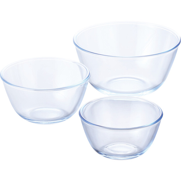 マジクック　耐熱ボウル３点セット　小