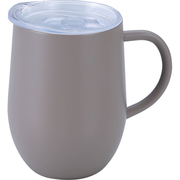 モルン　セラミック加工ステンレスマグ　滑り止め付　モカ