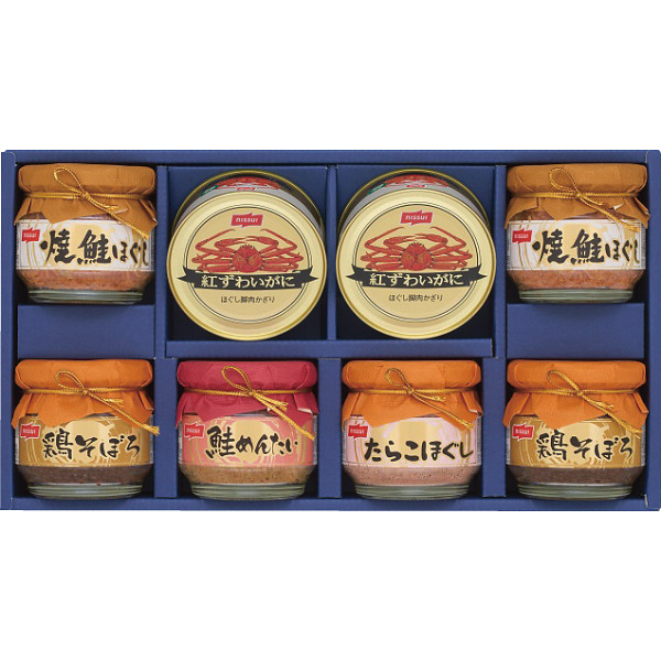 ニッスイ　紅ずわいがに缶詰・びん詰ギフトセット