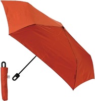 【オレンジ】雨晴兼用フック付き軽量折りたたみ傘（宅配料込）