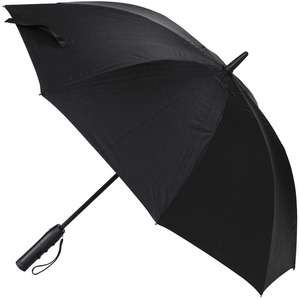 【ブラック】60cmファンファンパラソル扇風機付き日傘（宅配料込）