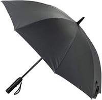 【ヘリンボーン】60cmファンファンパラソル扇風機付き日傘（宅配料込）