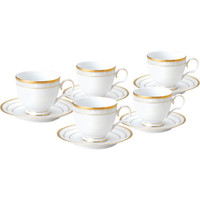 ノリタケ　ハンプシャーゴールド　カップ＆ソーサー（５客） 商品画像 00