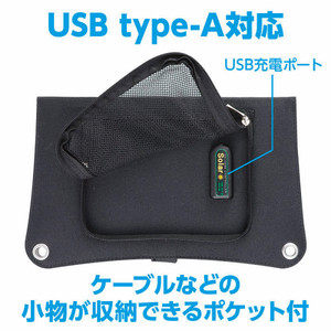 折りたたみ式ポータブルソーラー充電器１０Ｗ 商品画像 03