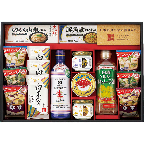 味香門和膳（みかどわぜん）　アマノフーズ＆キッコーマン和食詰合せ〈ＭＫＤ&minus５０Ｂ〉