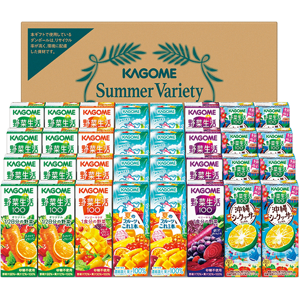 カゴメ　サマーバラエティギフト（３２本）〈ＫＹＪ−５０Ｓ〉