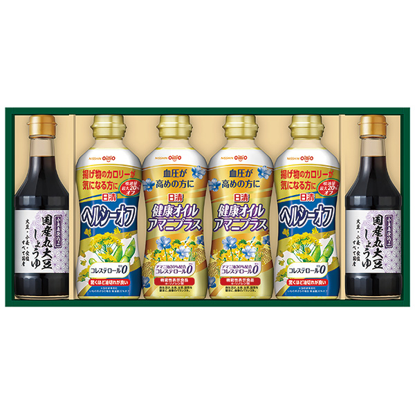 日清　バラエティオイル＆丸大豆しょうゆギフト〈ＳＯＴ-３０Ａ〉