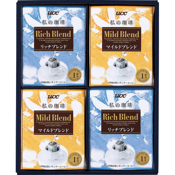 ＵＣＣ　一杯抽出型レギュラーコーヒー「私の珈琲」ギフト（２種１６個）　
