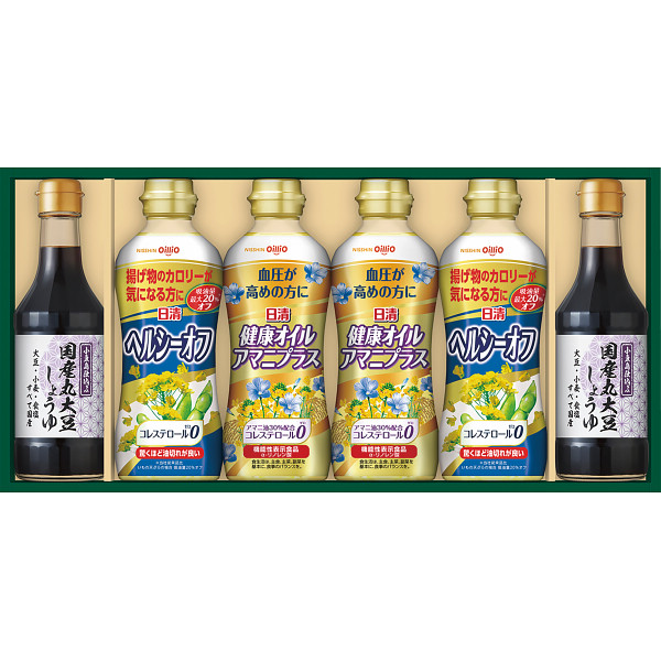 日清　バラエティオイル＆丸大豆しょうゆギフト　