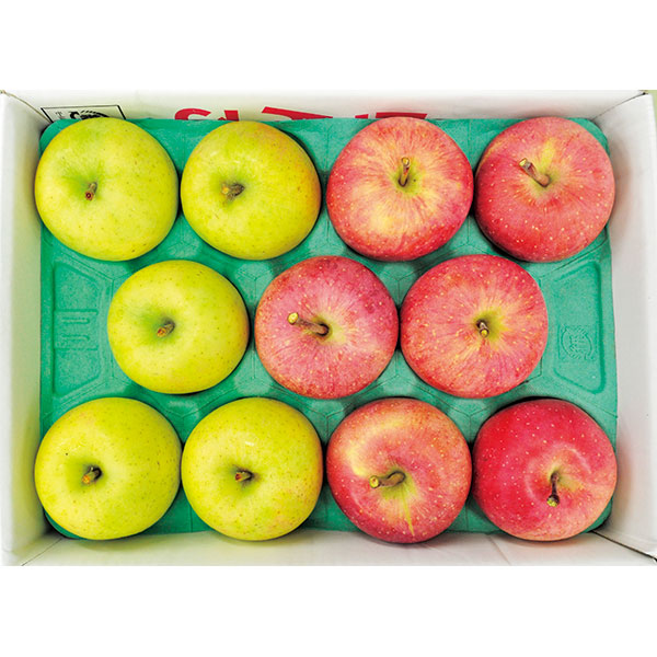 青森県産　サンふじりんご＆王林（３ｋｇ）　