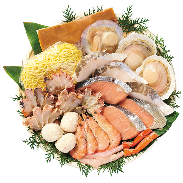 紅ずわいがに入り　海鮮寄せ鍋セット（３〜４人前）　