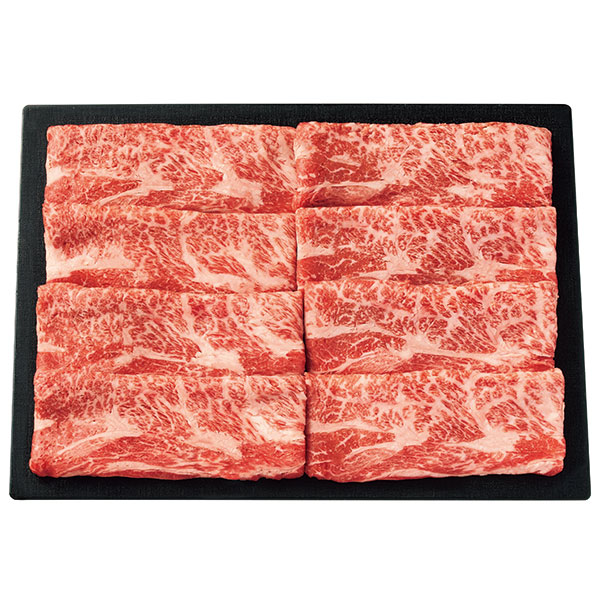 鹿児島県産黒毛和牛　モモ・カタ（ウデ）　すき焼き用（計６２０ｇ）　