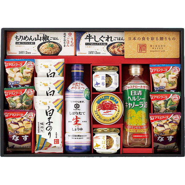 味香門和膳（みかどわぜん）アマノフーズ＆キッコーマン和食詰合せ　ＭＫＤ-５０Ｎ