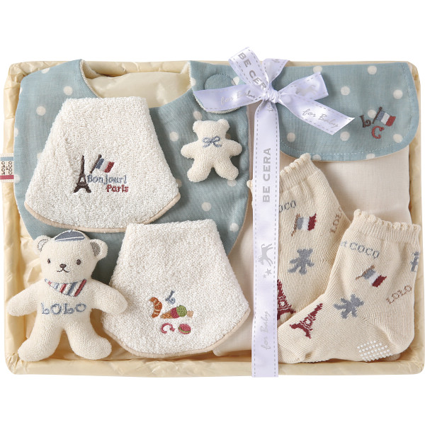 ロロココ　出産お祝いセット　Ｍー１　ブルー