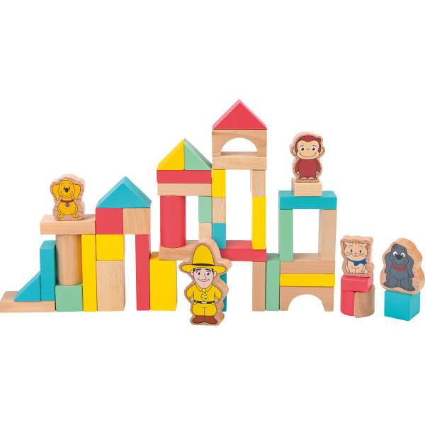 おさるのジョージ　つみきセット（５０ピース） 商品画像 01