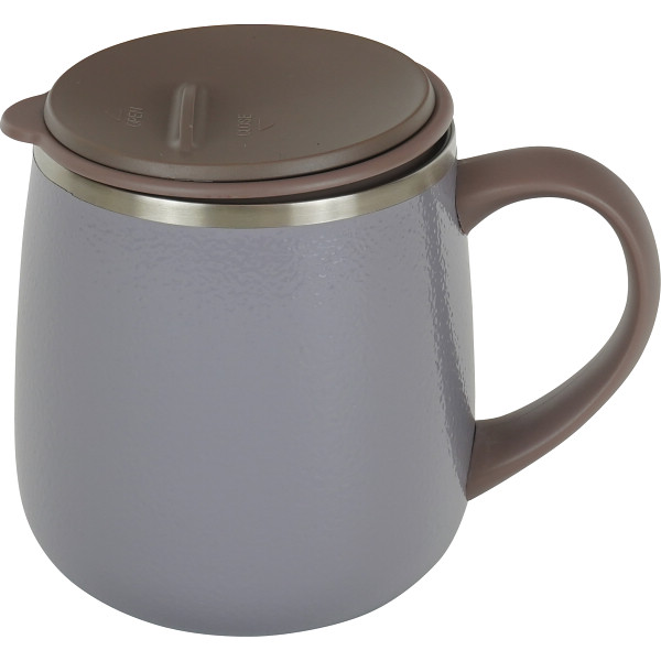 フォルテック　オフィスマグ（３５０mL）　グレー