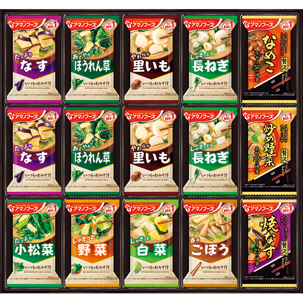 アマノフーズ　フリーズドライ　みそ汁ギフト（３０食）＜４０ＳＨＡ＞